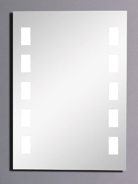 Additional image for Innisfree backlit illuminated bathroom mirror.  Size 500x700mm.