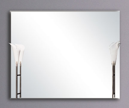 Additional image for Meath illuminated bathroom mirror.  Size 900x700mm.