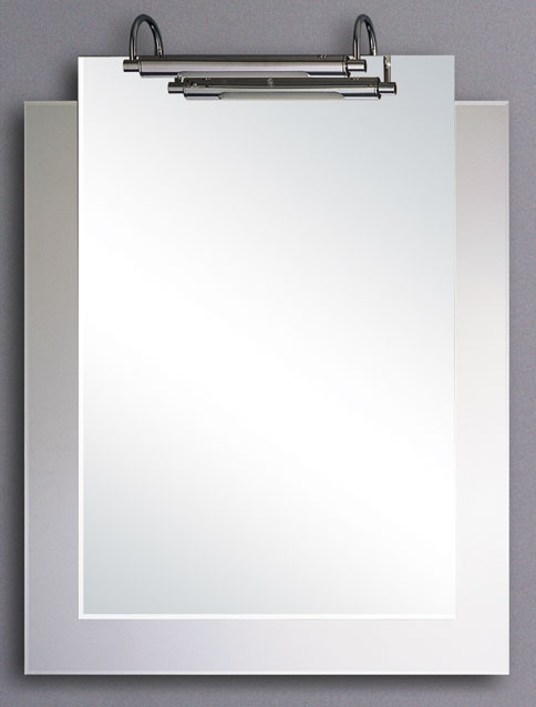 Additional image for Wexford illuminated bathroom mirror.  Size 700x900mm.