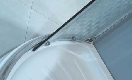 Additional image for Xert 900mm quadrant shower enclosure + tray