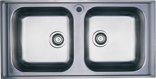 Additional image for 2.0 Bowl Stainless Steel Kitchen Sink.