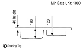 Additional image for 1.5 Bowl Stainless Steel Sink, Left Hand Drainer.