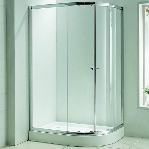 Additional image for Offset Quadrant Shower Enclosure, 1200x800mm.