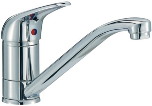 Additional image for Modena Monoblock Kitchen Faucet With Swivel Spout (Chrome).