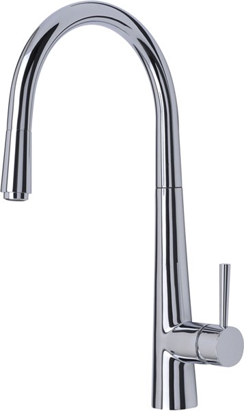 Additional image for Palazzo Kitchen Faucet With Pull Out Rinser (Chrome).