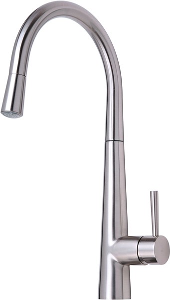 Additional image for Palazzo Kitchen Faucet With Pull Out Rinser (Brushed Nickel).
