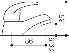 Additional image for Basin Faucets (Pair, Chrome).