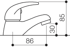 Additional image for Bath Faucets (Pair, Chrome).