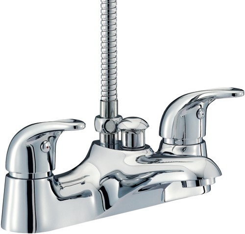 Additional image for Bath Shower Mixer Faucet With Shower Kit (Chrome).