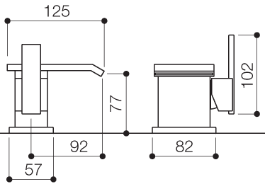 Additional image for Waterfall  Basin Faucet With Click-Clack Waste (Chrome).