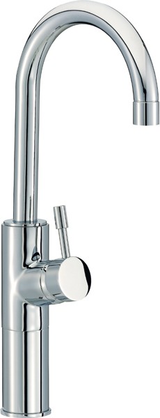 Additional image for Series High Rise Kitchen Mixer Faucet With Swivel Spout (Chrome).