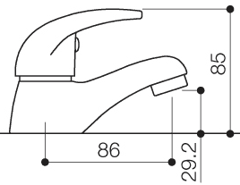 Additional image for Basin Faucets (Pair, Chrome).