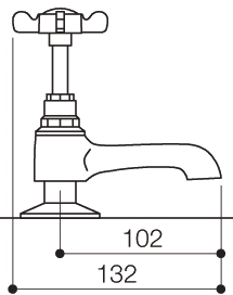 Additional image for Basin & Bath Faucet Pack With Wastes (Chrome).
