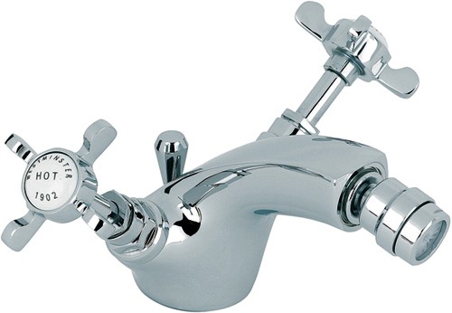 Additional image for Mono Bidet Mixer Faucet With Pop Up Waste (Chrome).