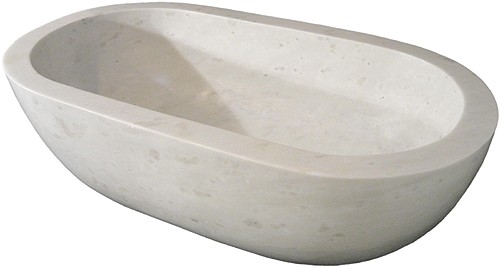 Additional image for Luxury Marble Bath (Solid Stone). 1800x1020mm.