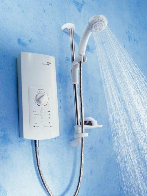 Additional image for Mira Advance ATL 9kW, thermo, white & chrome.