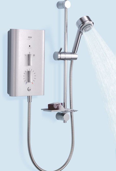 Additional image for Mira Escape 9.8kW thermostatic, satin chrome.