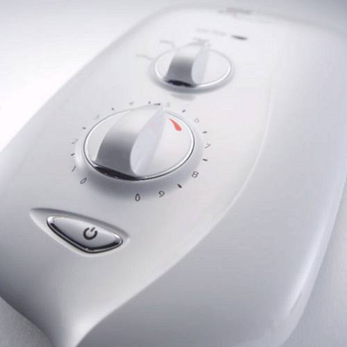 Additional image for Mira Sport Thermostatic 9.8kW in white & chrome.