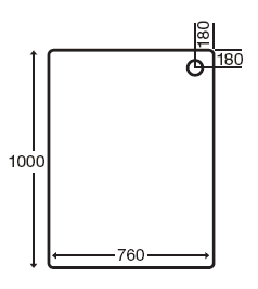 Additional image for Stone Resin Rectangular Shower Tray. 1000x760x110mm.