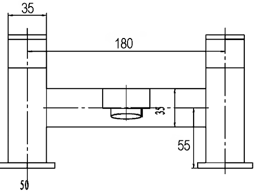 Additional image for Bath Filler Faucet (Chrome).