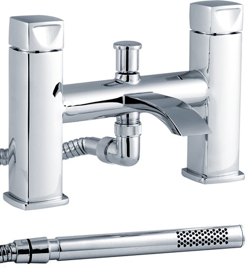 Additional image for Bath Shower Mixer Faucet With Shower Kit (Chrome).