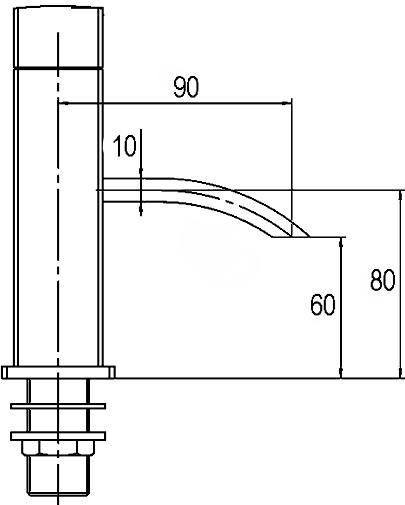 Additional image for Bath Shower Mixer Faucet With Shower Kit (Chrome).