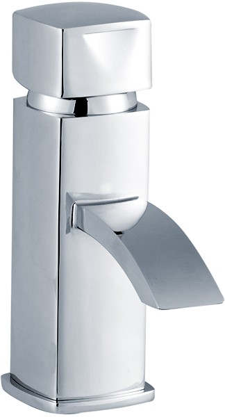 Additional image for Basin Mixer Faucet With Push Button Waste (Chrome).