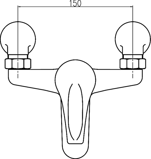 Additional image for Bath Filler Faucet (Chrome).