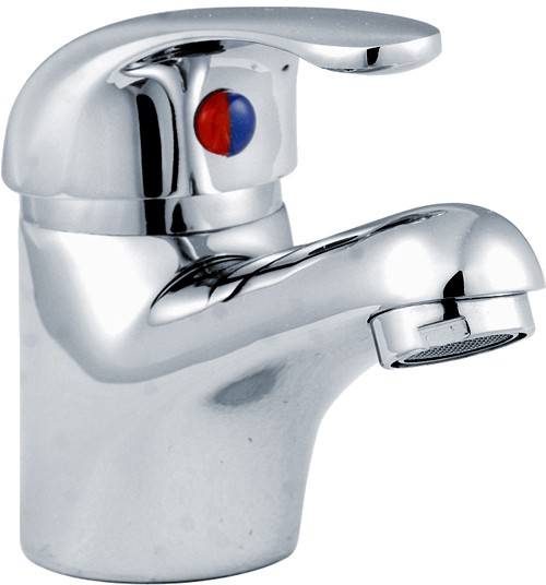 Additional image for Basin Mixer Faucet With Pop Up Waste (Chrome).