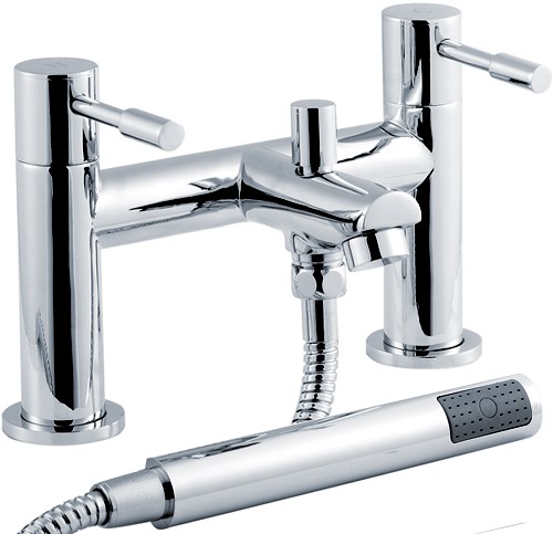 Additional image for Bath Shower Mixer Faucet With Shower Kit (Chrome).