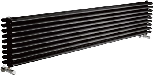 Additional image for Cypress 5036 BTU Radiator (Black). 1800x315mm.