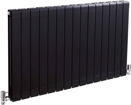 Additional image for Myrtle Horizontal Radiator (Black). 984x600mm. 5728 BTU.