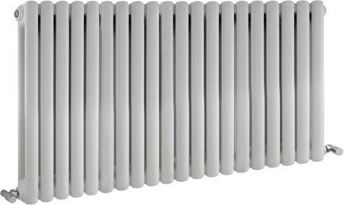 Additional image for Peony Double Radiator. 7108 BTU (White). 1223x635mm.