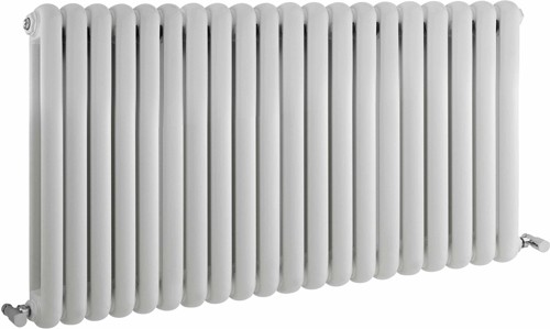 Additional image for Salvia Double Radiator. 7108 BTU (White). 1223x635mm.