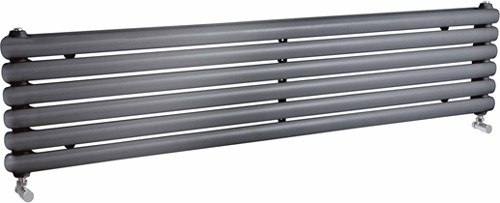 Additional image for Salvia Double Radiator. 5705 BTU (Anthracite). 1500x383mm.