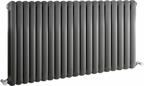 Additional image for Salvia Double Radiator. 7108 BTU (Anthracite). 1223x635mm.