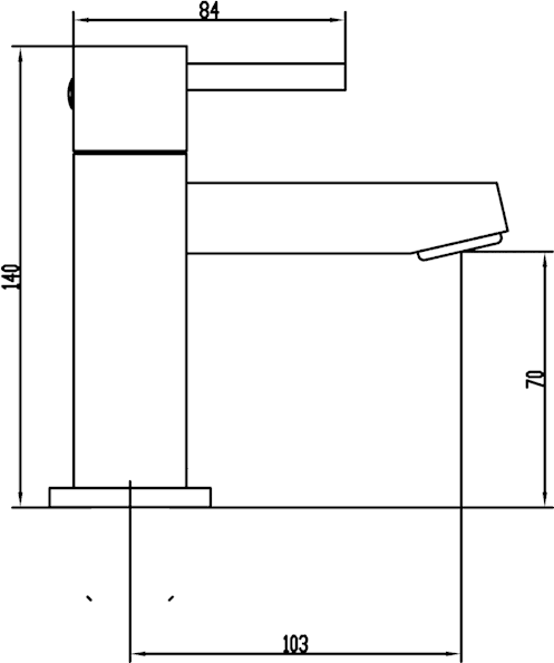 Additional image for Bath Filler Faucet (Chrome).