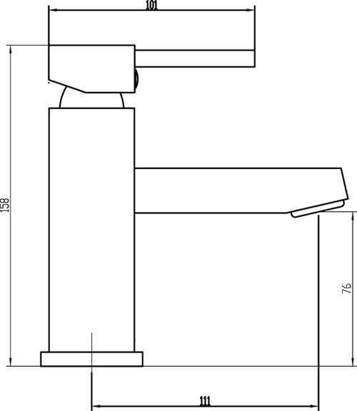 Additional image for Basin Faucet (Chrome).