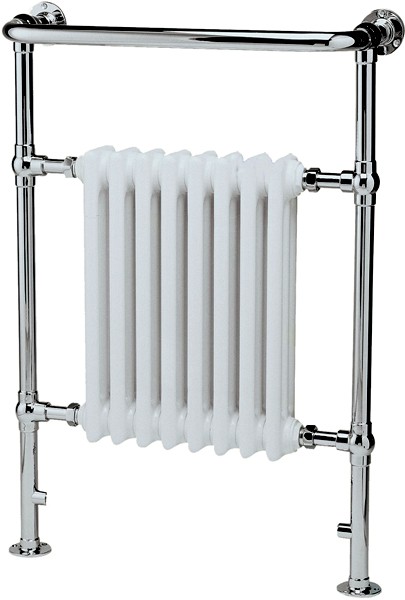 Additional image for Harrow Traditional Heated Towel Rail. 673x965mm. 3520 BTU.