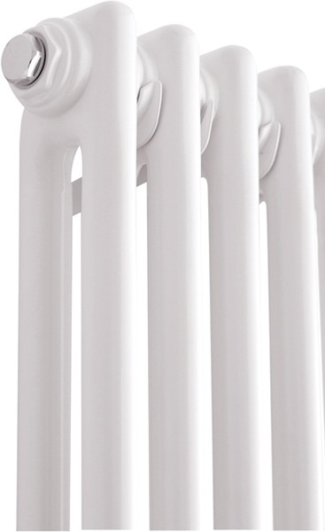 Additional image for Regency 2 Column Radiator (White). 335x1800mm. 4471 BTU.