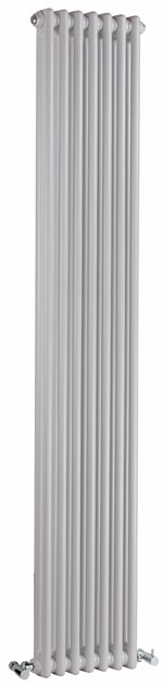 Additional image for Regency 2 Column Radiator (White). 425x1800mm. 5749 BTU.