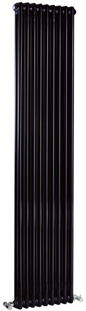 Additional image for Regency 2 Column Radiator (Black). 425x1800mm. 5749 BTU.
