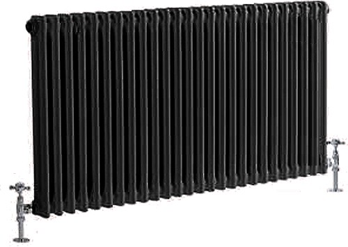 Additional image for Regency 2 Column Radiator (Black). 1055x600mm. 4897 BTU.