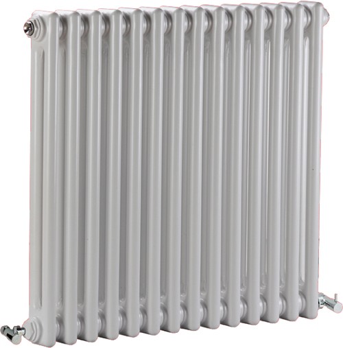 Additional image for Regency 2 Column Radiator (White). 650x600mm. 2981 BTU.