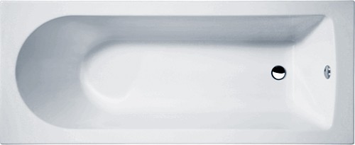 Additional image for Barmby Single Ended Acrylic Bath. 1500x700mm.