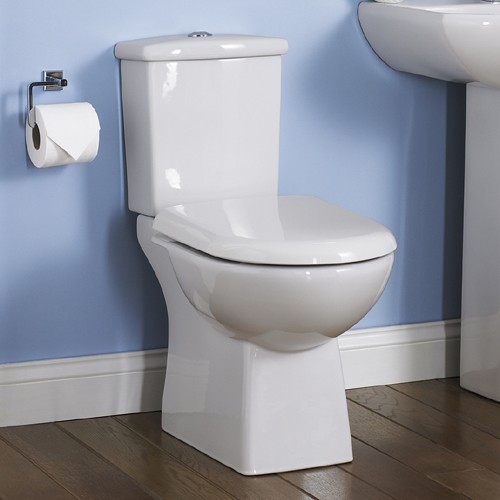 Additional image for Asselby Toilet With Dual Push Flush Cistern & Seat.