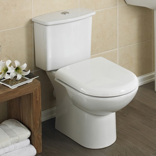 Additional image for Linton Toilet With Dual Push Flush Cistern & Seat.