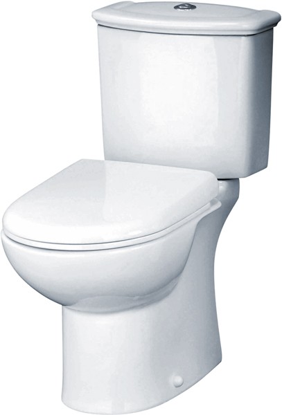 Additional image for Barmby Toilet With Dual Push Flush Cistern & Seat.