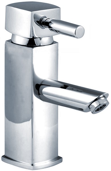 Additional image for Basin Faucet With Push Button Waste (Chrome).