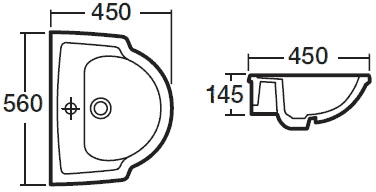 Additional image for Linton Suite With Back To Wall Pan, Seat, Recessed Basin.